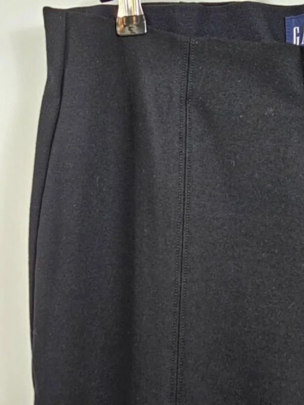 GAP High Rise Split Hem Pants In Black - Size 12 - Picture 4 of 8